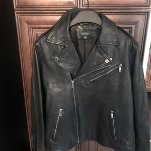Ralph Lauren Plus Size Leather Jacket